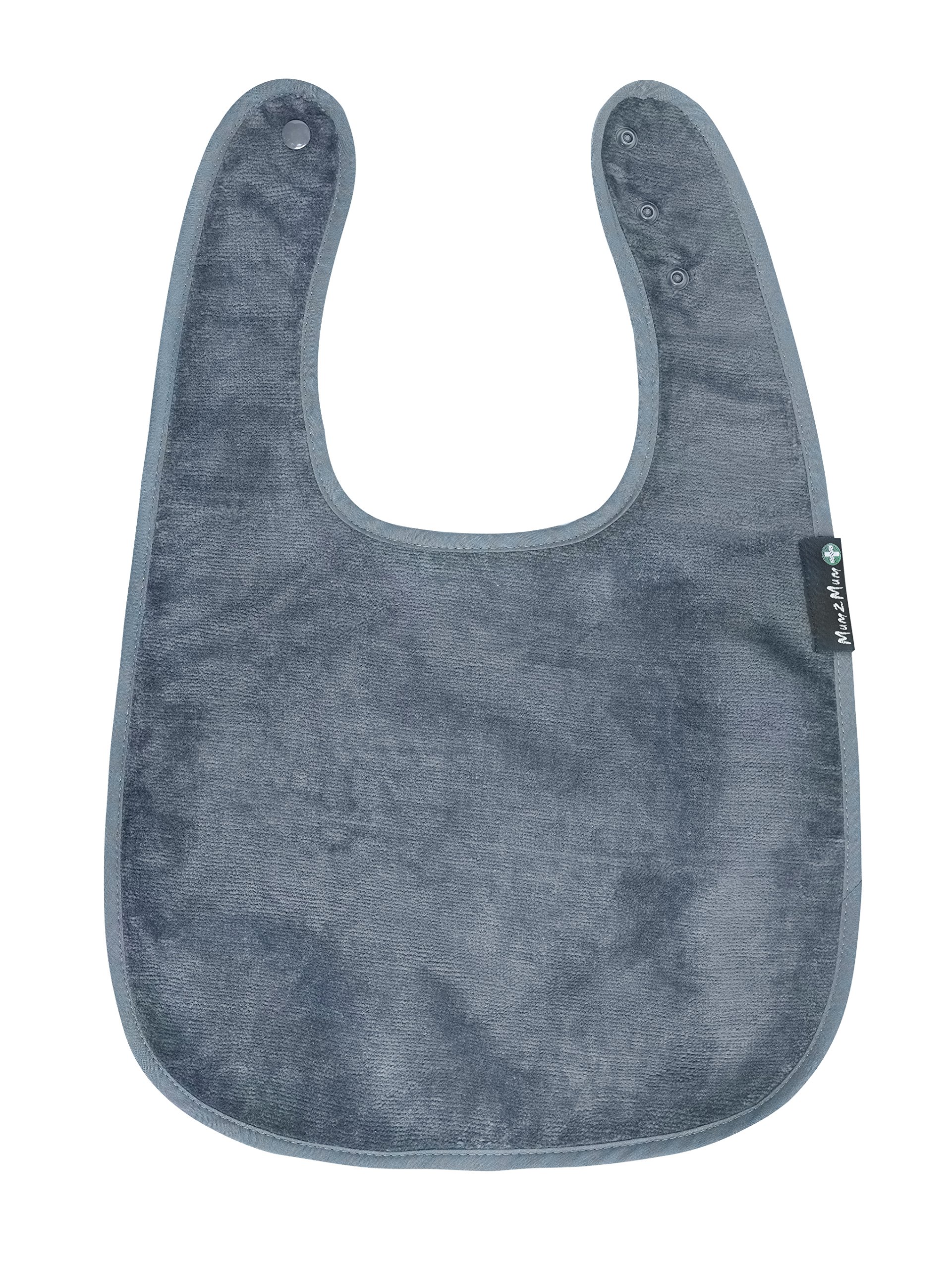 Mum2Mum Mum 2 Mum Plus Adult/Special Needs Back Opening Feeding Apron in Grey, Grey