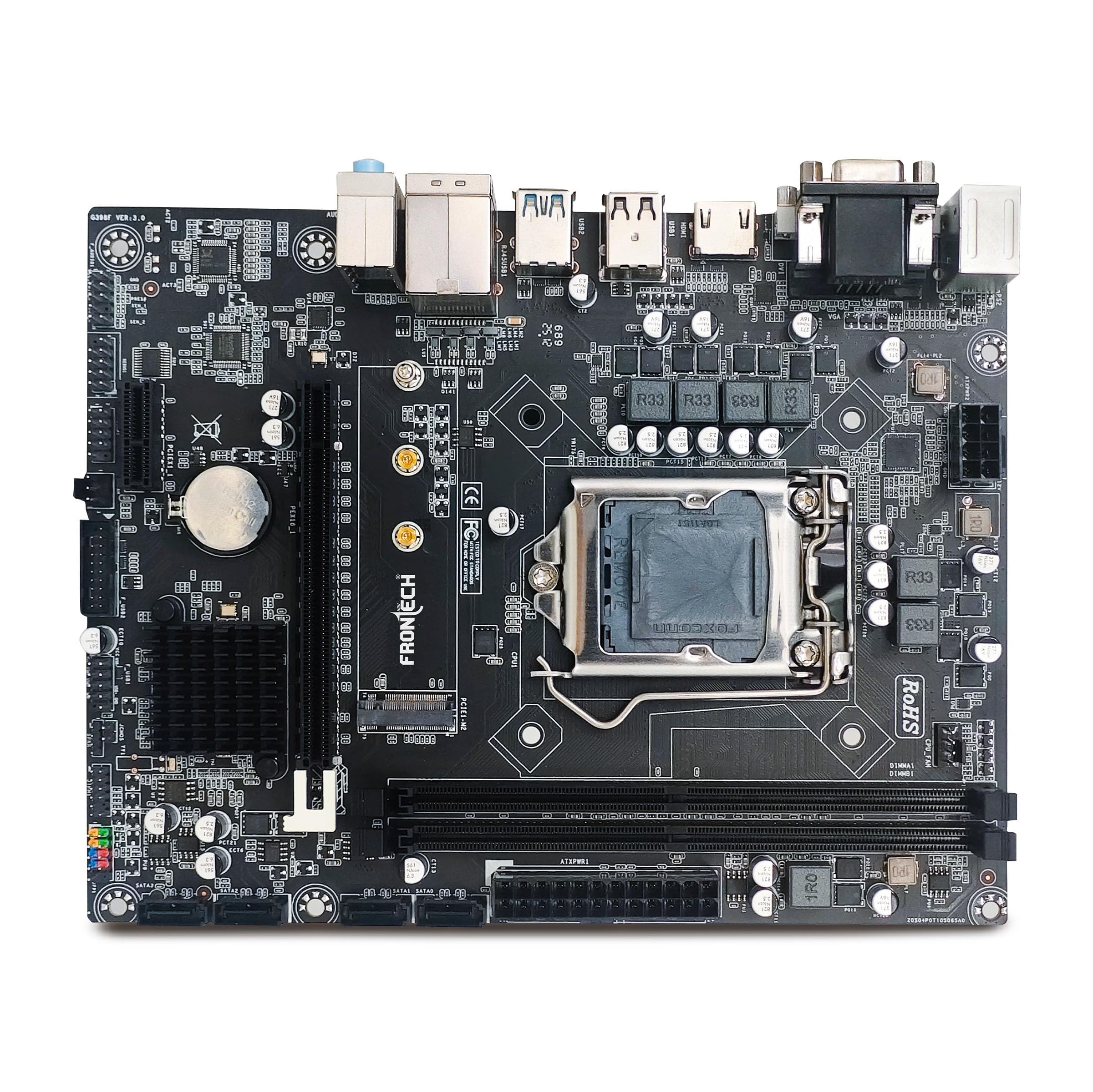 FRONTECH High-Performance 8th & 9th Generation LGA 1151 Motherboard with H310 Ex