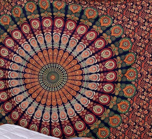 Popular Handicrafts - Tapiz de mandala, medidas...