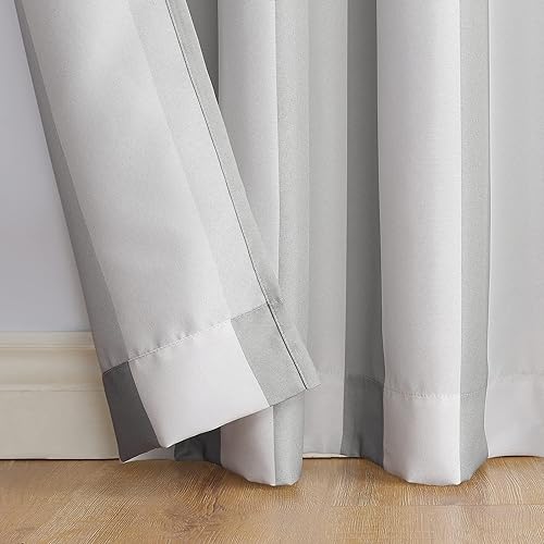 Miniatura 3 de Sun Zero Valencia - Paquete de 2 paneles de cortinas con ojales para interiores y exteriores, protección UV y eficiencia energética