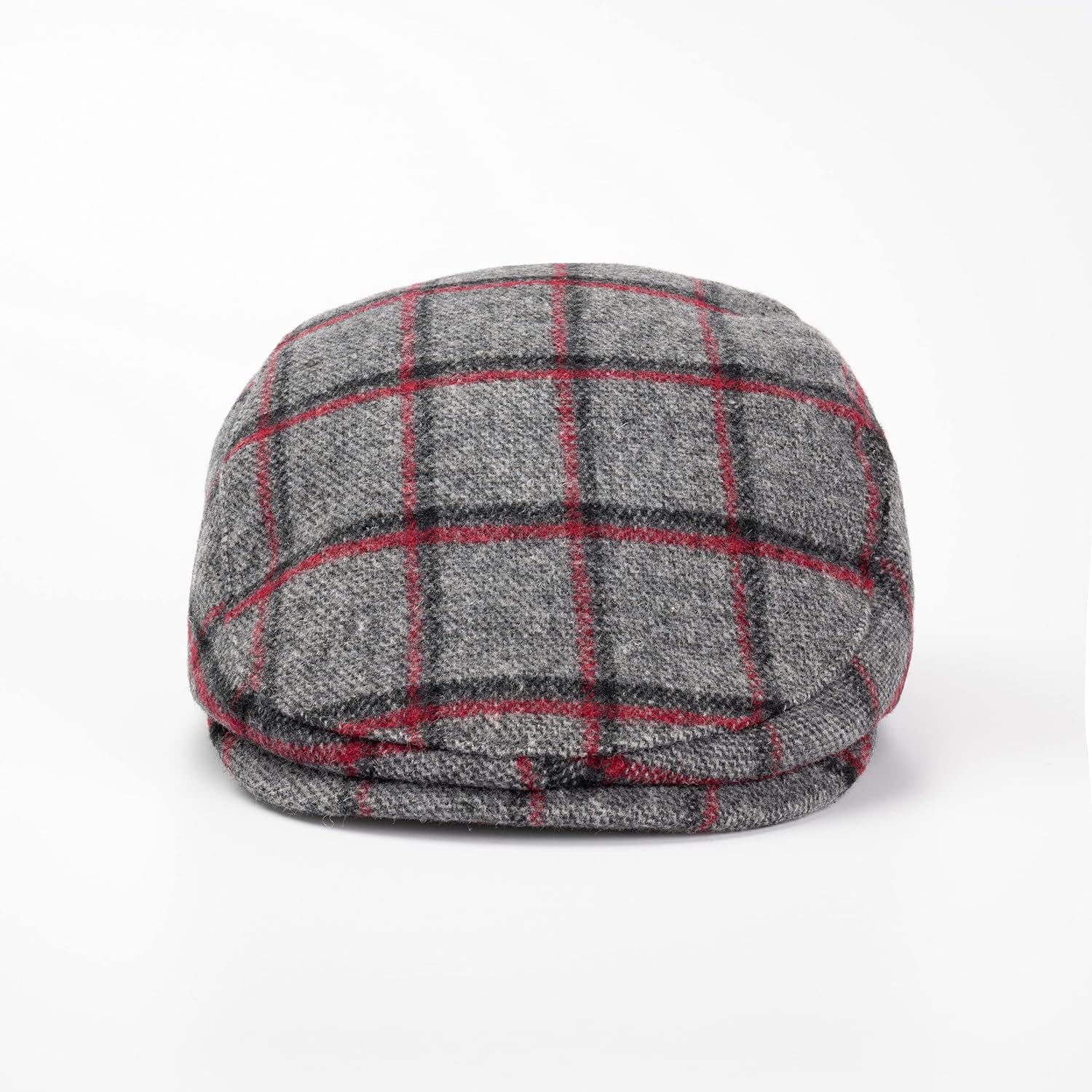 The Original Boston Scally Cap - Plaid Newsboy Flat Cap - Single Panel Cotton Fitted Hat for Men - Image 2
