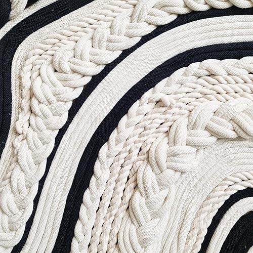 Miniatura 7 de Bobbiny Cordón regular de macramé de 0.118 in de 3 capas (malva), 108yds330 pies (100% algodón reciclado)