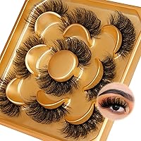 Vista 9 de Pestañas de visón de volumen completo, pestañas postizas de 0.7 pulgadas, pestañas postizas de visón sintético, aspecto natural, pestañas postizas