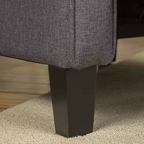 Miniatura 8 de Sillón de cuero reclinable Lucas, SMOKY