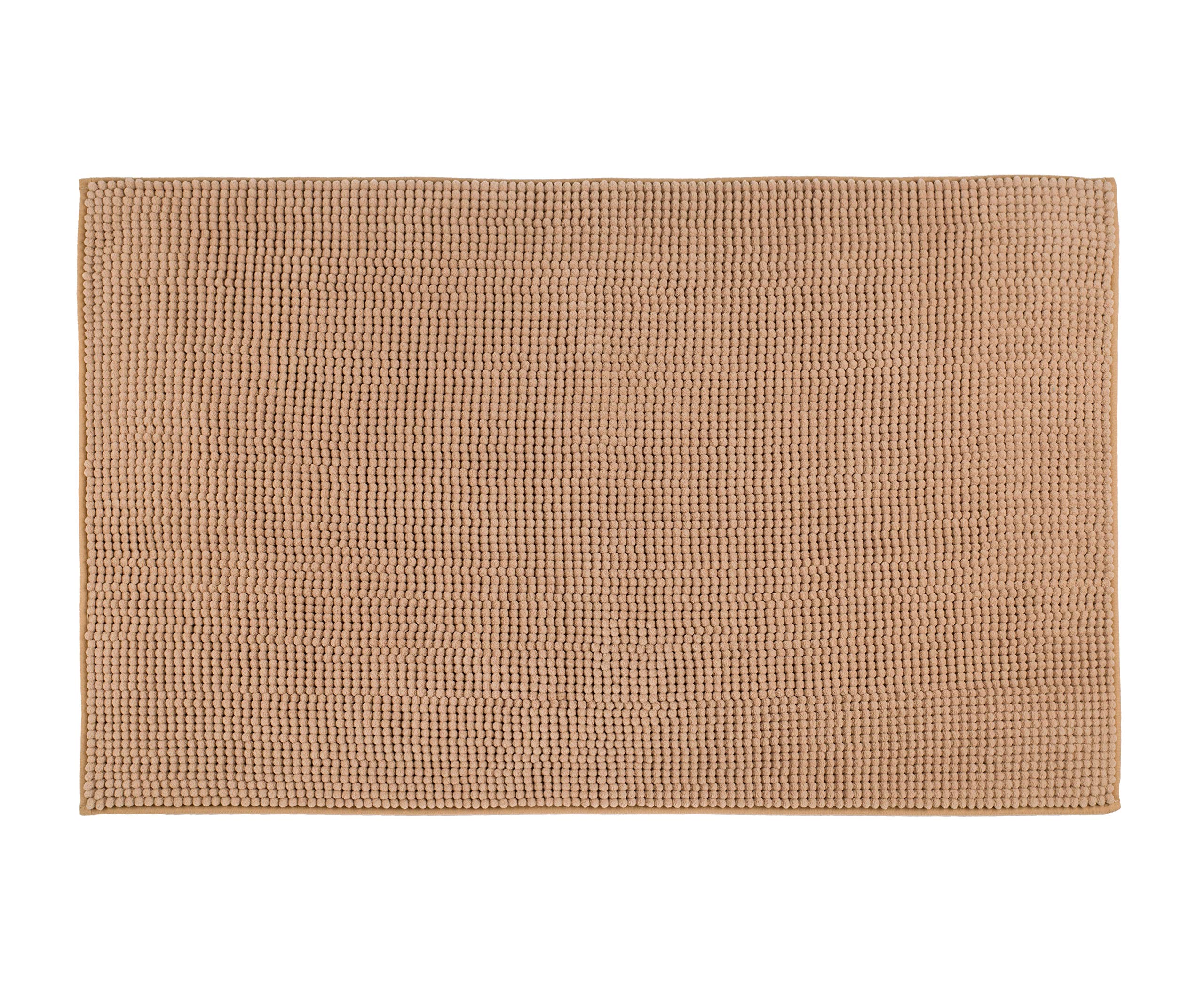 Gözze - Anti-Slip Bath Mat, Super Soft, 100% Microfibre, 50 x 70 cm - Maroon