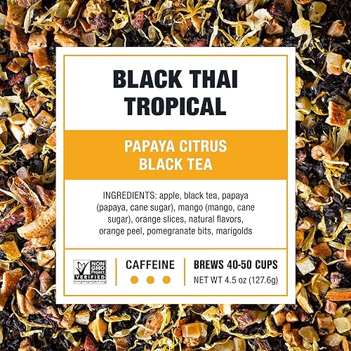 Miniatura 3 de Té negro de hojas sueltas y de mezcla energizante con gran contenido en cafeína