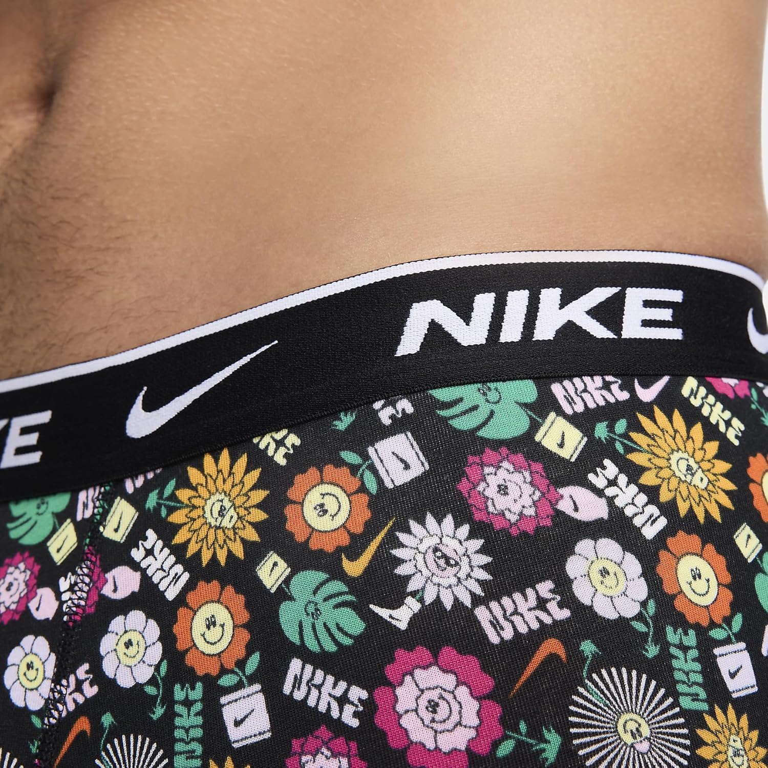 Nike Dri-FIT Essential Cotton Stretch Men's Boxer Briefs (3-Pack) (Multi-Color, KE1167-854) Size Medium - Image 4