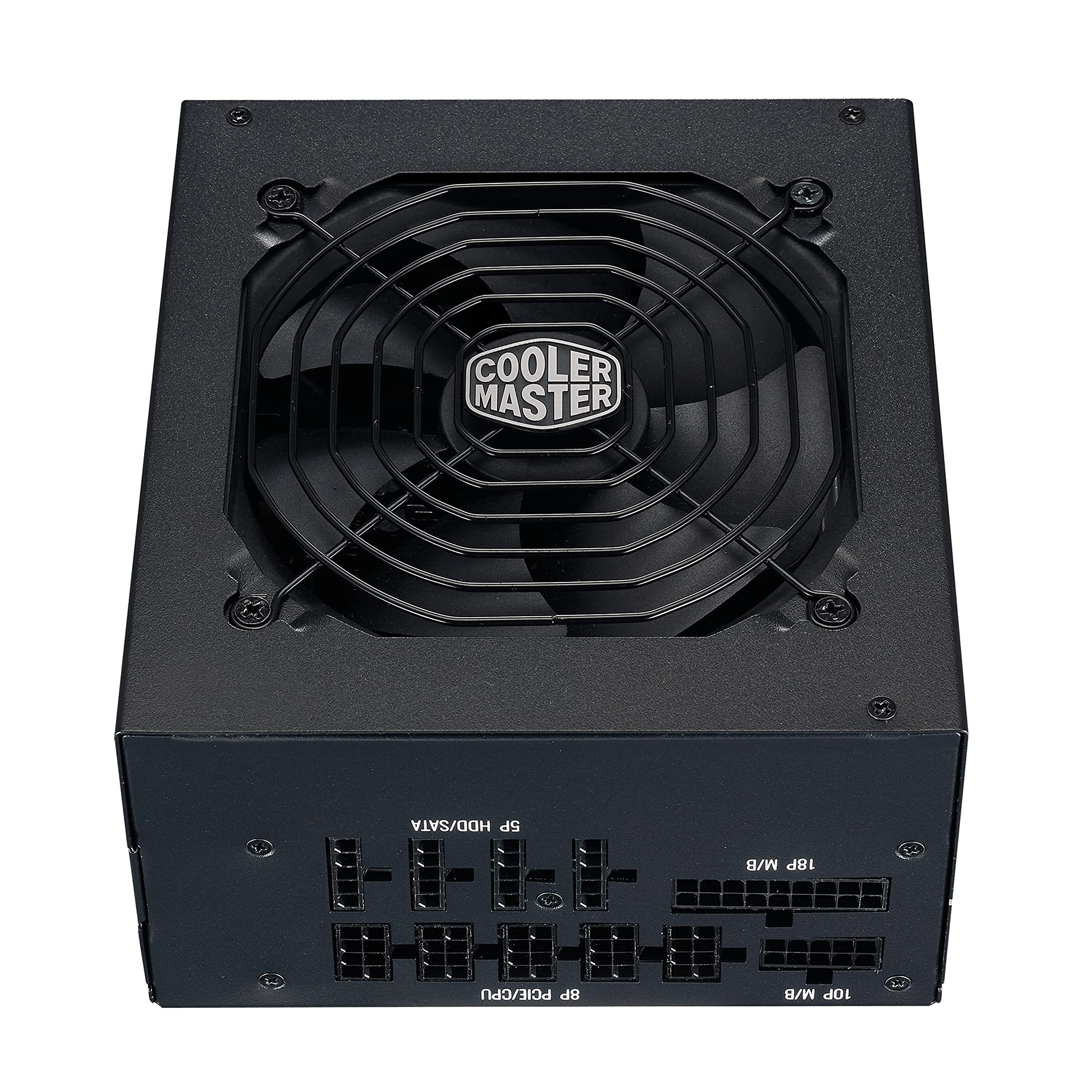 Cooler Master MWE 750 Gold V2 Alimentatore Completamente Modulare (Spina UE) - 80 PLUS Gold da 750W, Cavi Piatti Neri, Ventola HDB da 120mm, Soglia Alta Temperatura -
