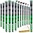 SAPLIZE Cross Cord Golf Grips Set of 13 Grips with Tape or Full Regripping Kit, Std/Mid/Jumbo, Low Taper Design, Multi-compound Hybrid, Anti-Slip Golf Club Grips, CL03 Series, Mid-Size, Green