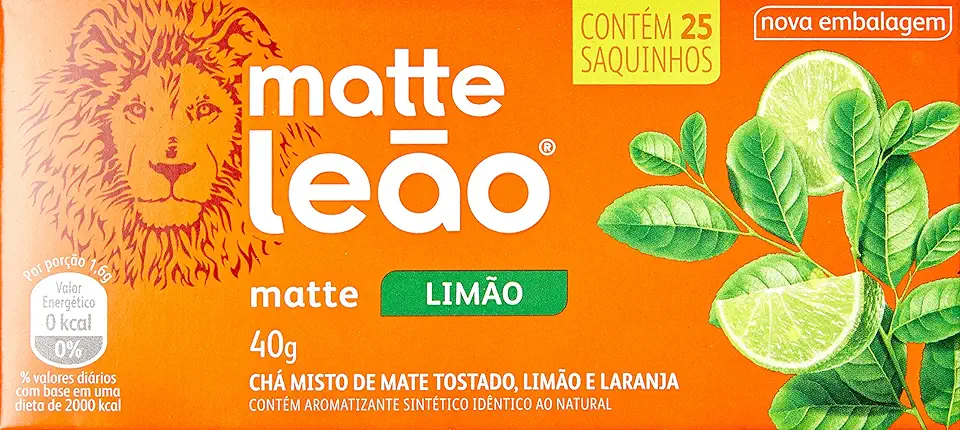 Chá Matte com Limão Leão Fuze com 25 Saquinhos