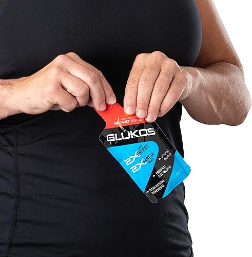 Miniatura 6 de Glukos Energy Liquid Gel paquetes de 2 oz, bandeja de 12 unidades