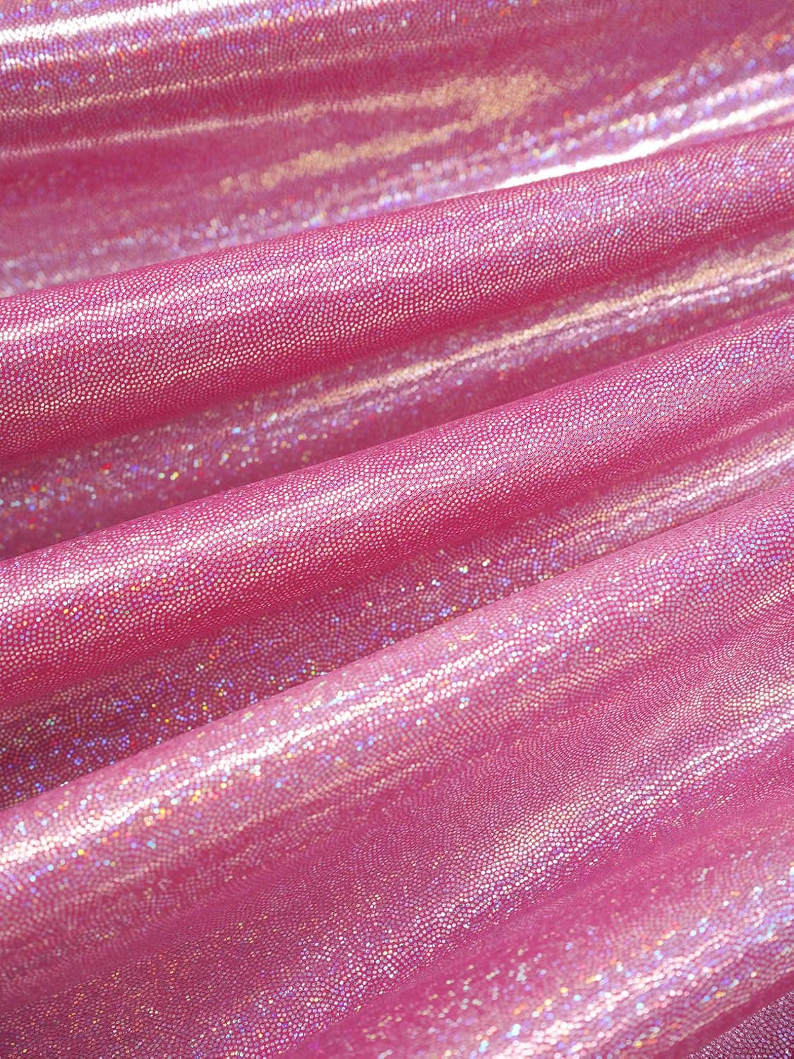 Hularka Kids Girls Shiny Metallic Ballet Dance Skirt Gymnastics Party Flared Skirt Scooter Athletic Tennis Skater Skirt