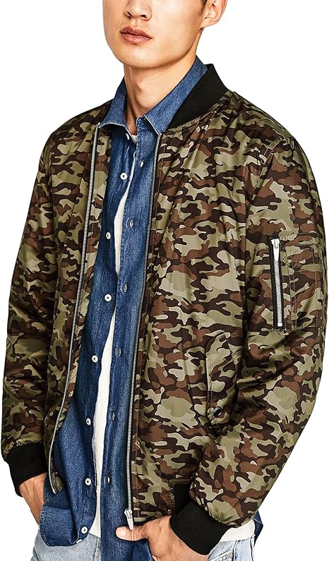 Amazon Zara Outerwear メンズ カラー グリーン コート ジャケット 通販