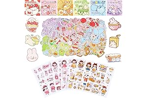 Adorable Animal Stickers: Kawaii Stationery for All Ages