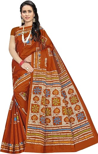 TAMAIRA FASHION Women's Pure Cotton Saree Without Blouse Piece(AB12+2_Parent)