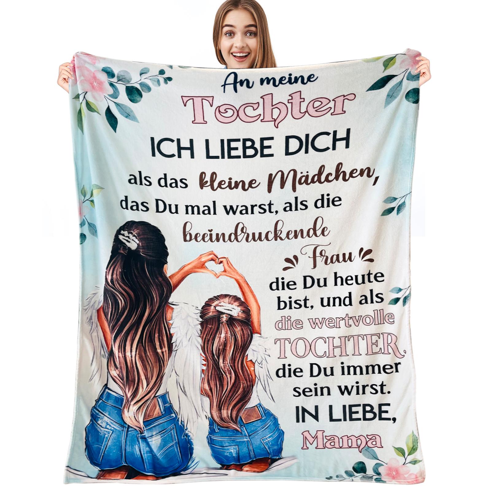 Weiche Flanell-Fleecedecke – Perfektes Geschenk Für Mama Zu Muttertag, Geburtstag Oder Valentinstag – Kuschelig & Persönlich