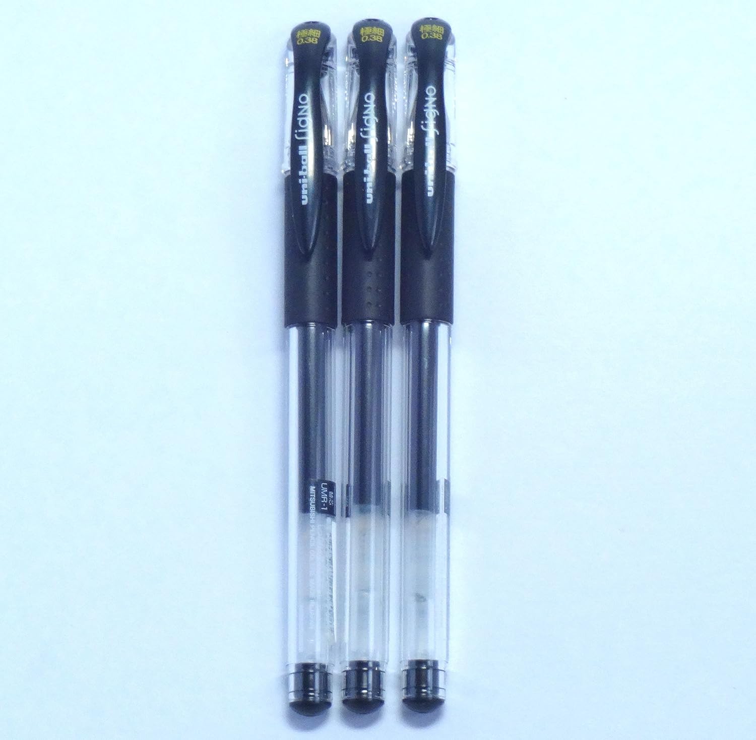 Uni-ball Signo UM-151 Gel Ink Pen Black, 0.38 mm, 3 pens per Pack (japan import) [Komainu-Dou Original Package]