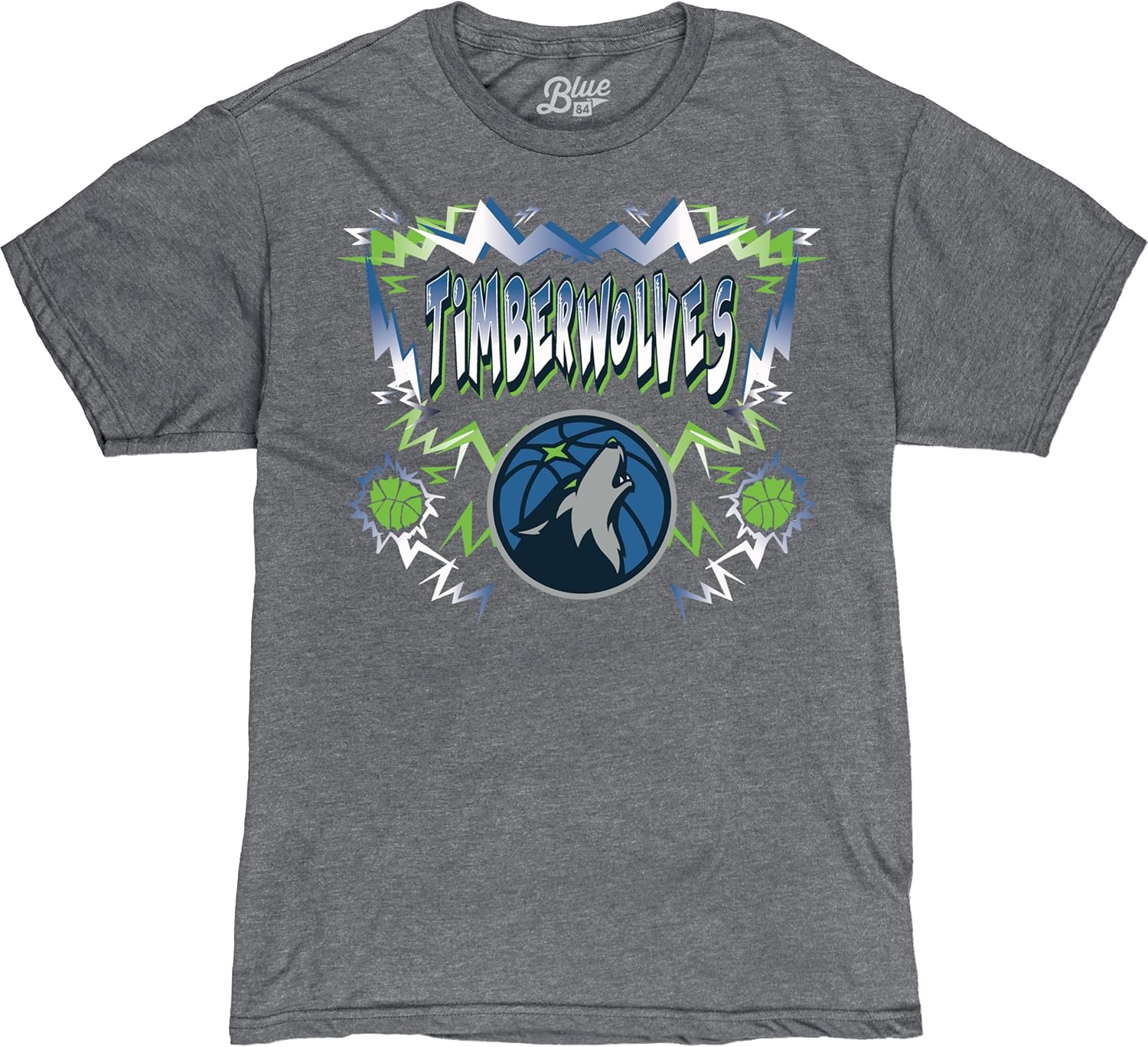 Blue 84 NBA Unisex-Adult NBA Officially Licensed T-Shirt Heathered Alternate Color Basketball - Image 2