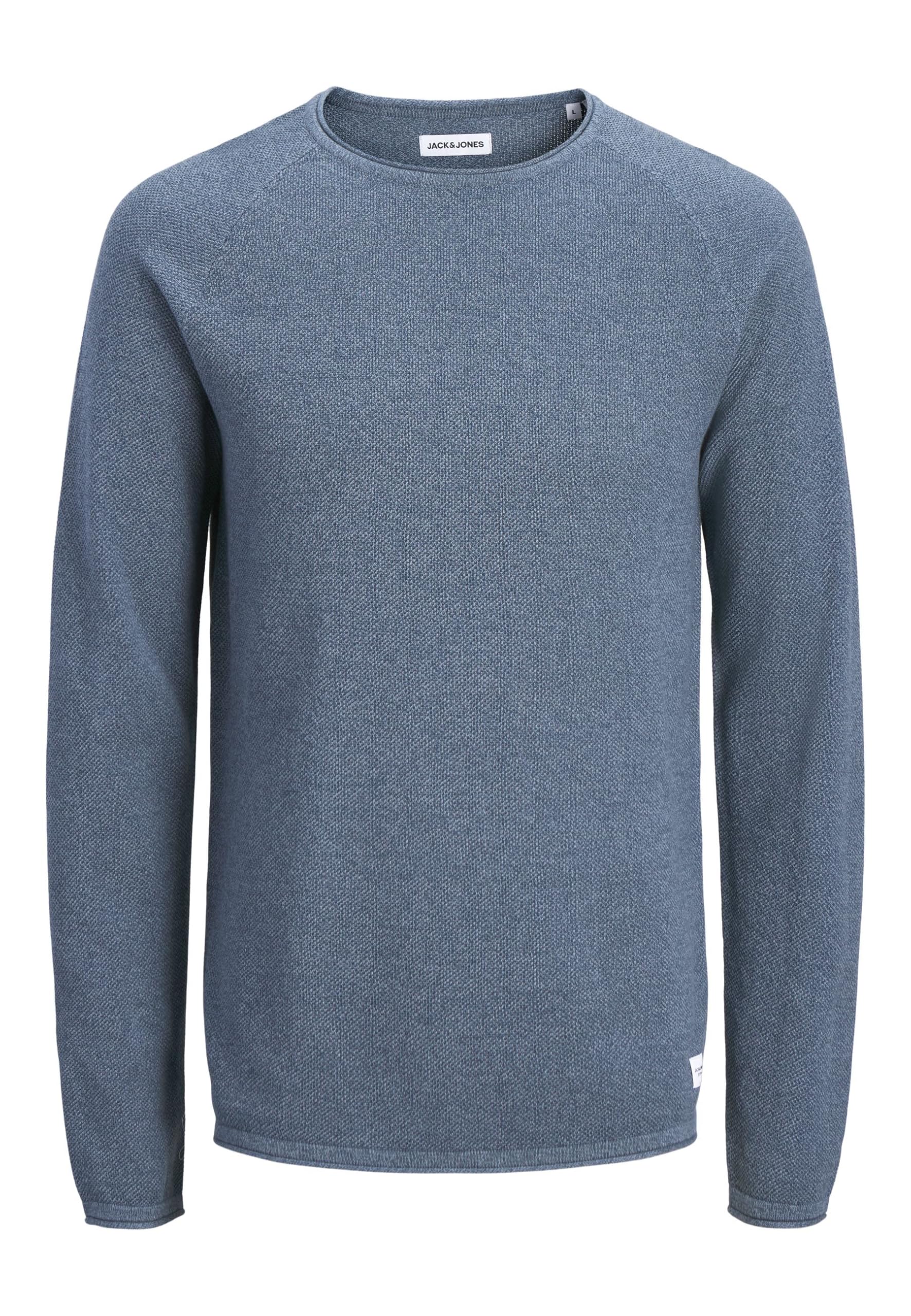 JACK & JONES Mens Jjehill Knit Crew Neck Noos, Blue Mirage, XXL UK
