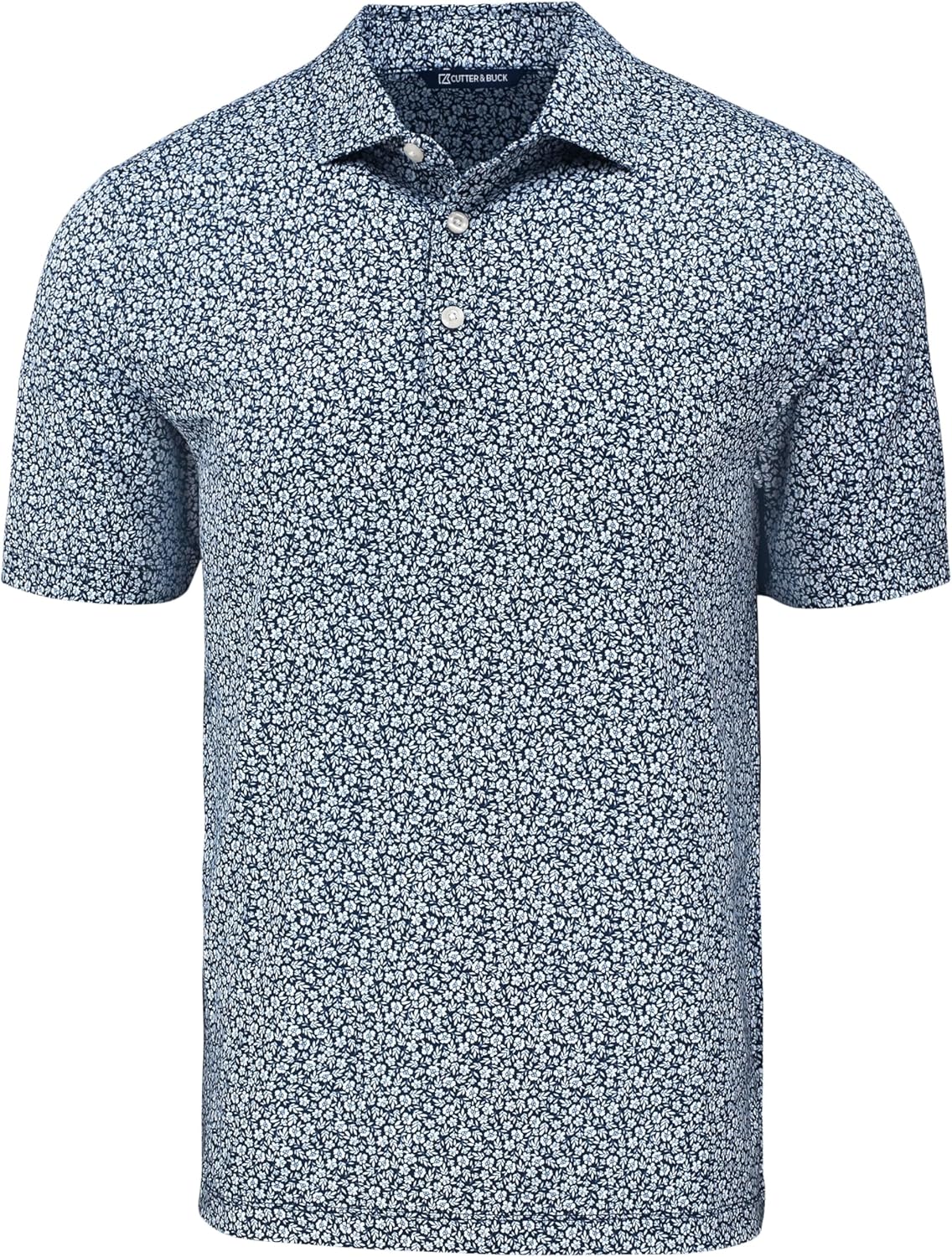 Cutter & Buck Pike Eco Flora Print Recycled Mens Big & Tall Polo