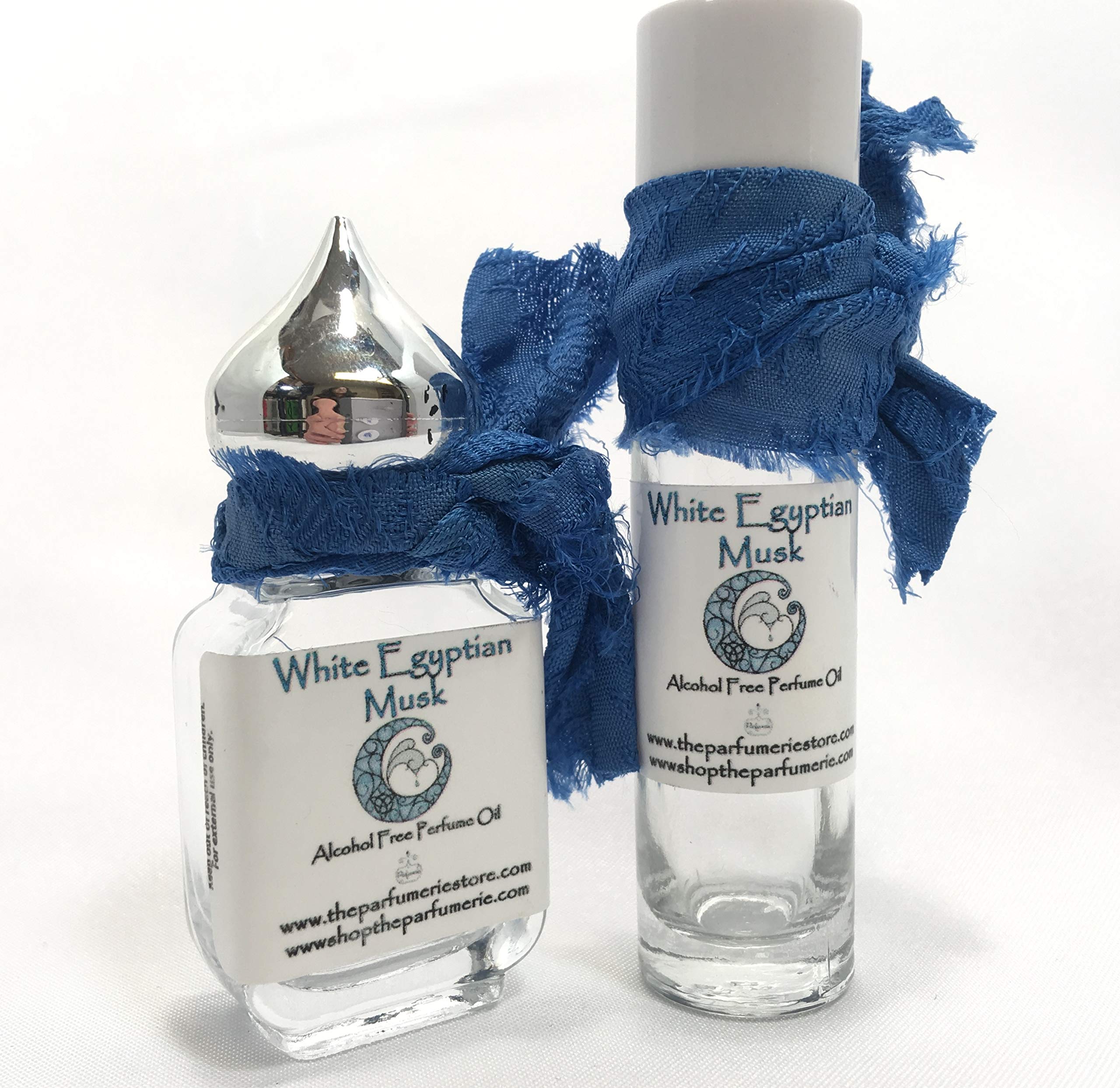 The Parfumerie White Egyptian Perfume Essence Oil Alcohol Free (10 ml.) (10 ml.) (White Egyptian Musk - Rollon)