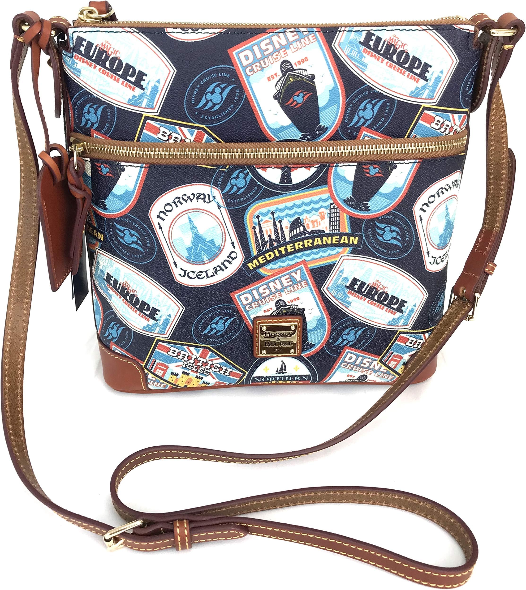 Dooney and Bourke Disney Cruise Line DCL Itinerary Crossbody Purse Bag
