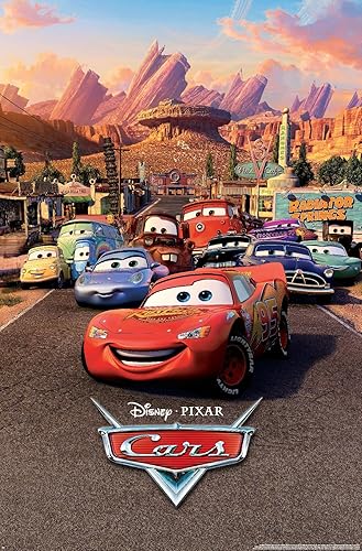 Vista 64 de Trends International Disney Pixar Cars - Póster de pared de una hoja, 14.725 x 22.375 pulgadas, versión premium sin marco
