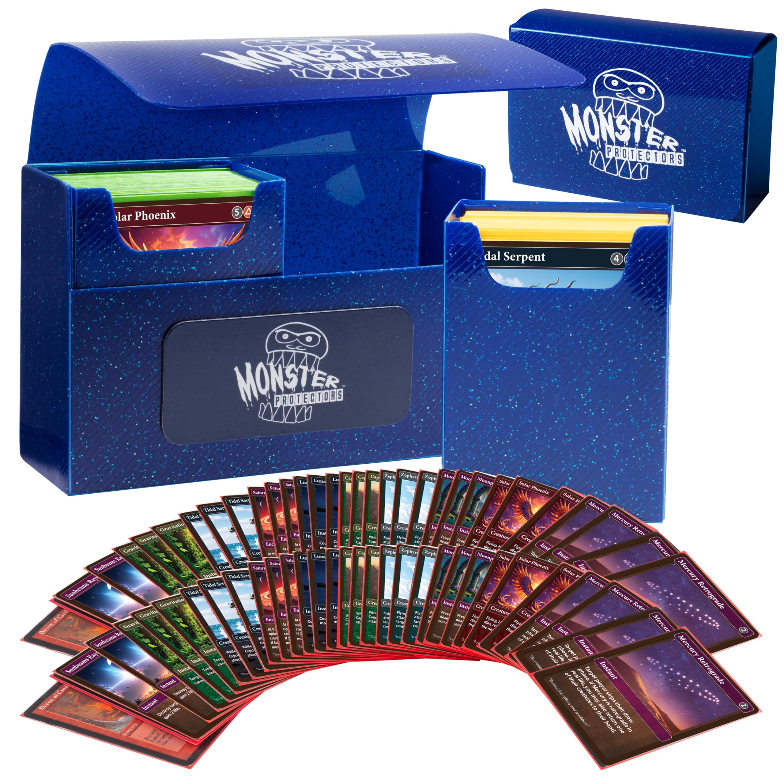 Amazon.com: Monster Protectors Magnetic Double Deck Box- Blue