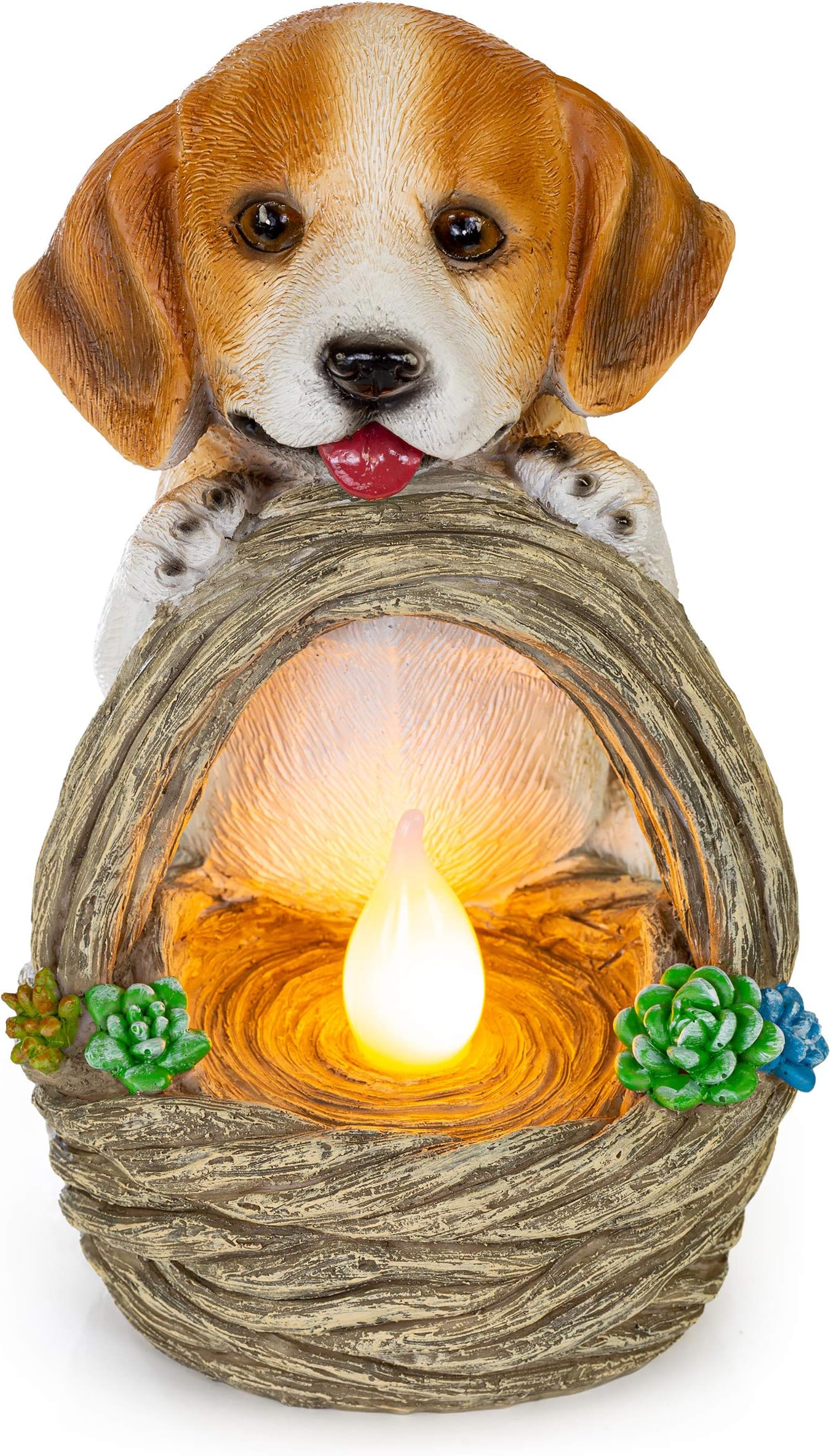 Solar Puppy Dog Garden Light