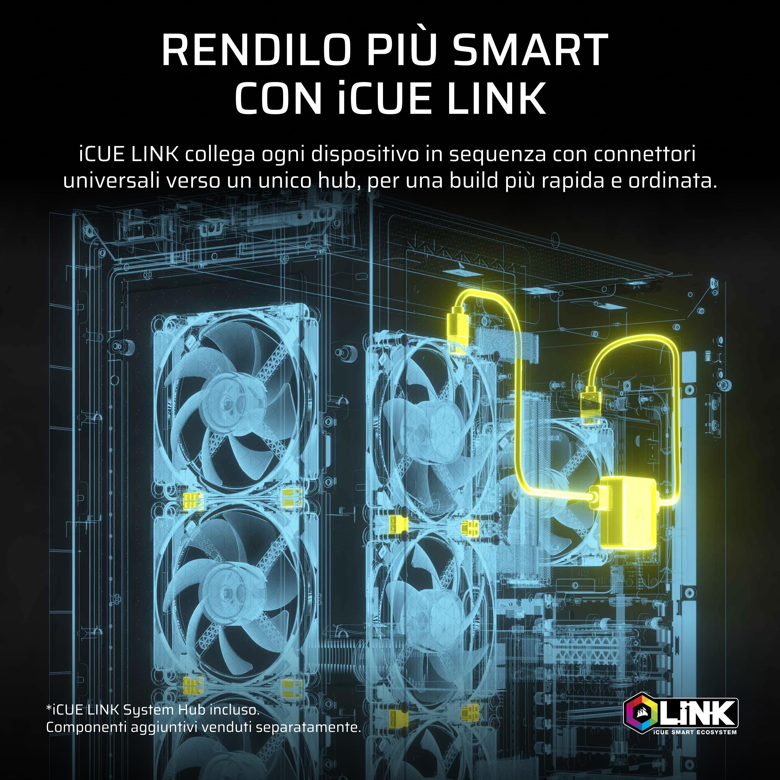 CORSAIR iCUE LINK TITAN II 360mm RX RGB Raffreddamento CPU AIO — Bianco