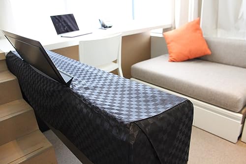 Clairevoire Abdeckung fA r ein digitales Klavier  Ebenholzschwarz  fA r ein 88-Tasten Klavier Passt auf Yamaha P125 P115 P105 P85 P45 Casio PX150 PX160 PX360 PX560 PXA100 CDP130 CDP230