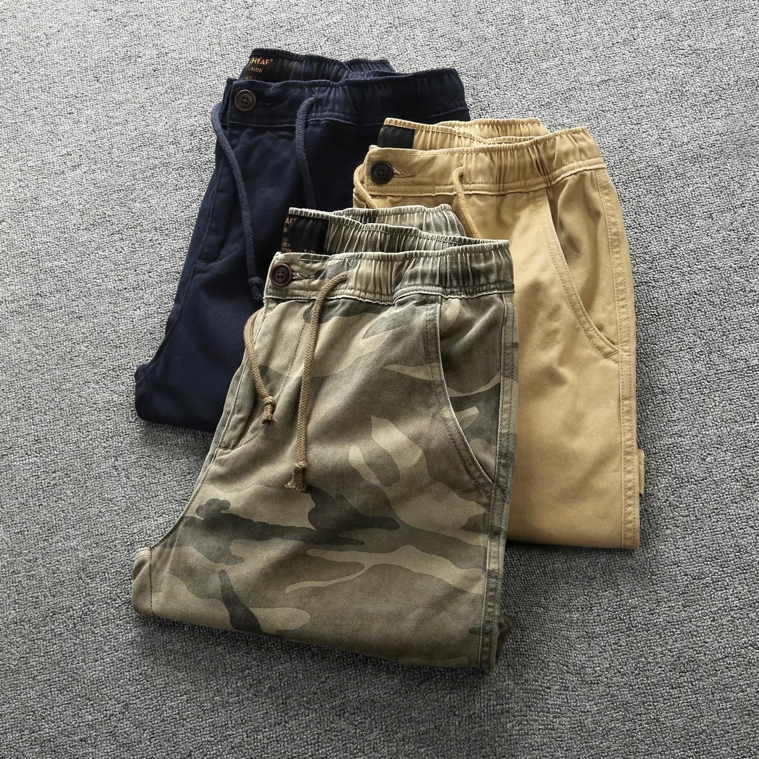 Men Summer Straight Overalls Shorts Sports Casual Five Point Pants Multi Pocket Lightweight Cargo Short Pants