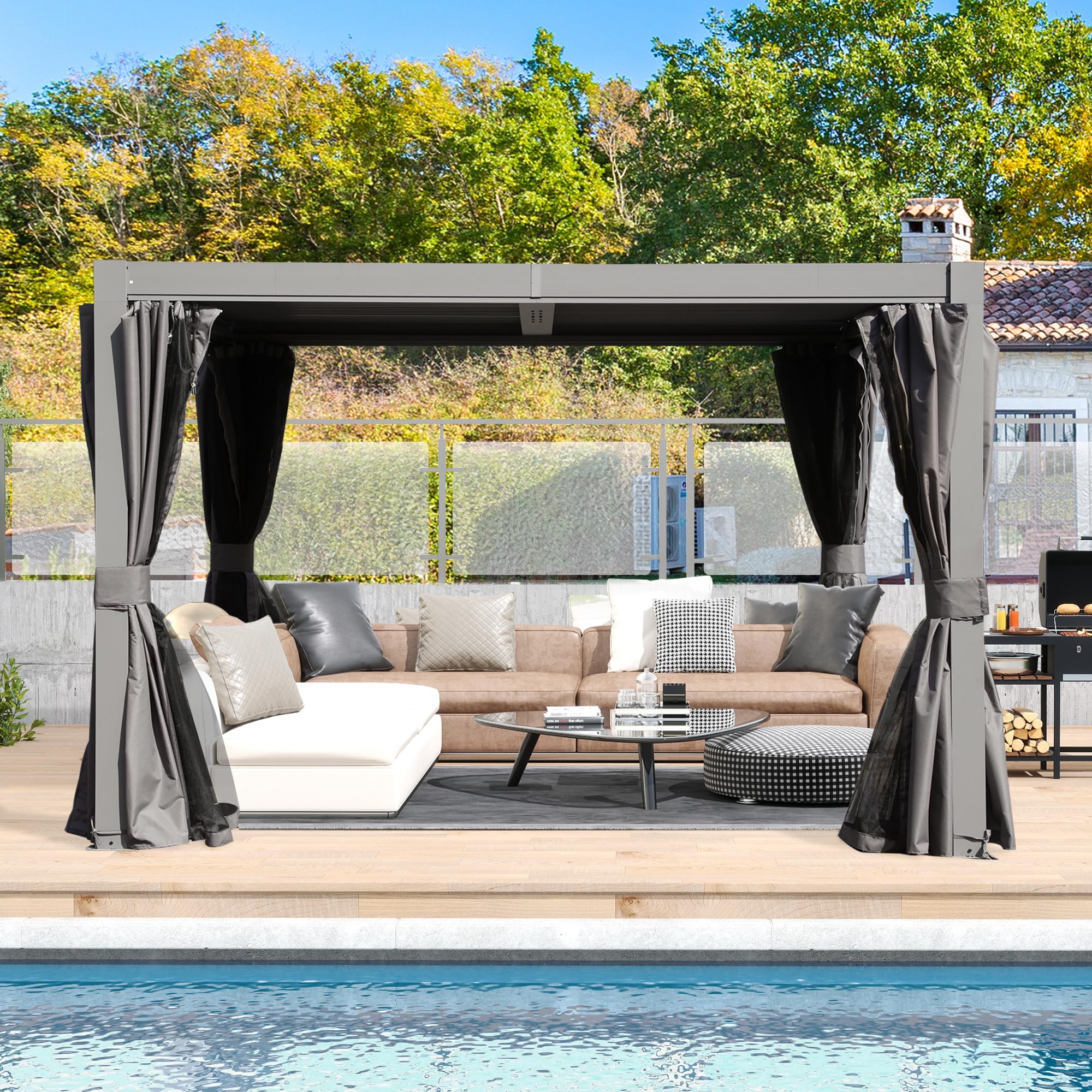 Domi Outdoor Pergola 10' x 10'