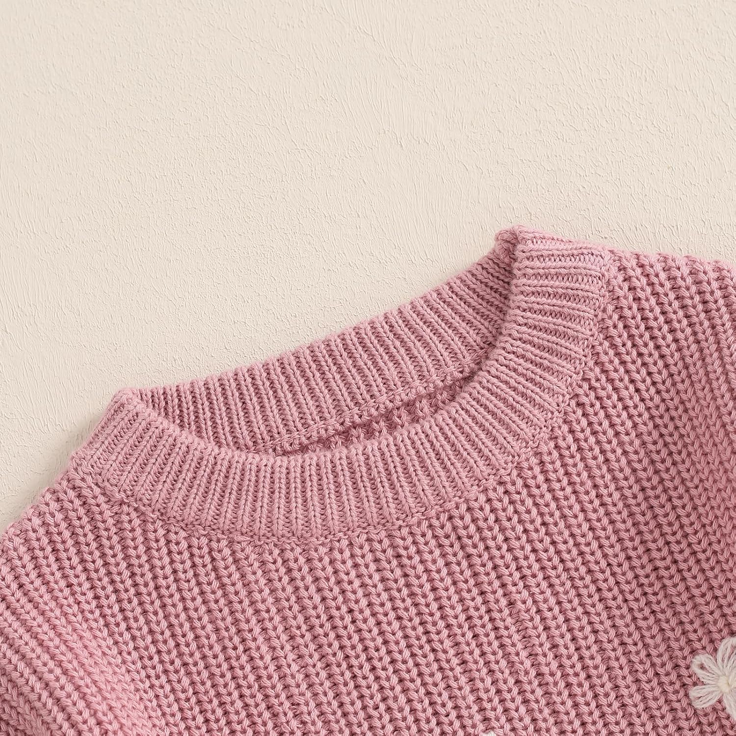 Mommy and Me Sweater Matching Family Outfit Long Sleeve Knit Sweater Pullover Mom and Baby Clothes - Image 4