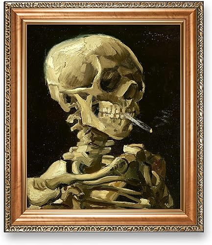 Miniatura 1329 de A&T ARTWORK The Starry Night de Vincent Van Gogh. Tamaño del marco: 36 x 30 pulgadas, tamaño de la imagen: 30 x 24 pulgadas, reproducciones clásicas