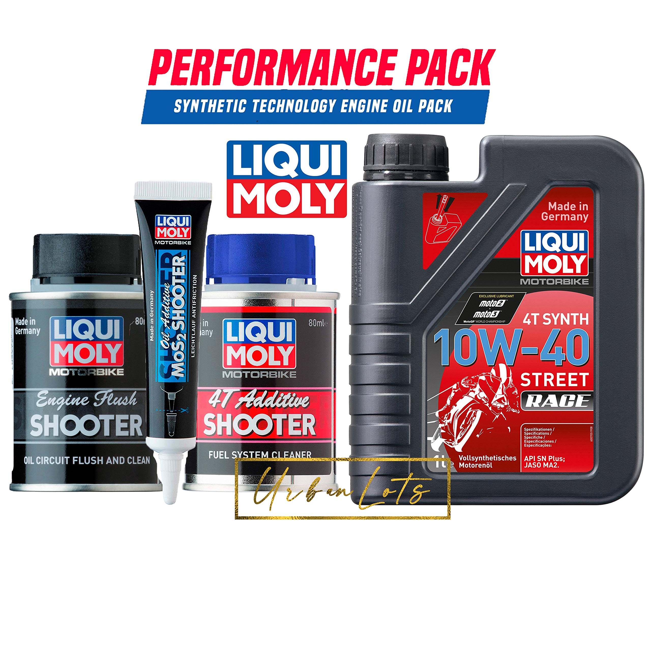 Urban Lots Suzuki GIXXER 250 Street Engine Oil Performance Pack (Fully Synthetic)