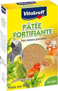 Vitakraft Stärkendes Nassfutter – Ergänzungsfutter für körnerfressende Vögel mit Honig – empfohlen bei Häutung oder Zucht (1 x 100 g) product image