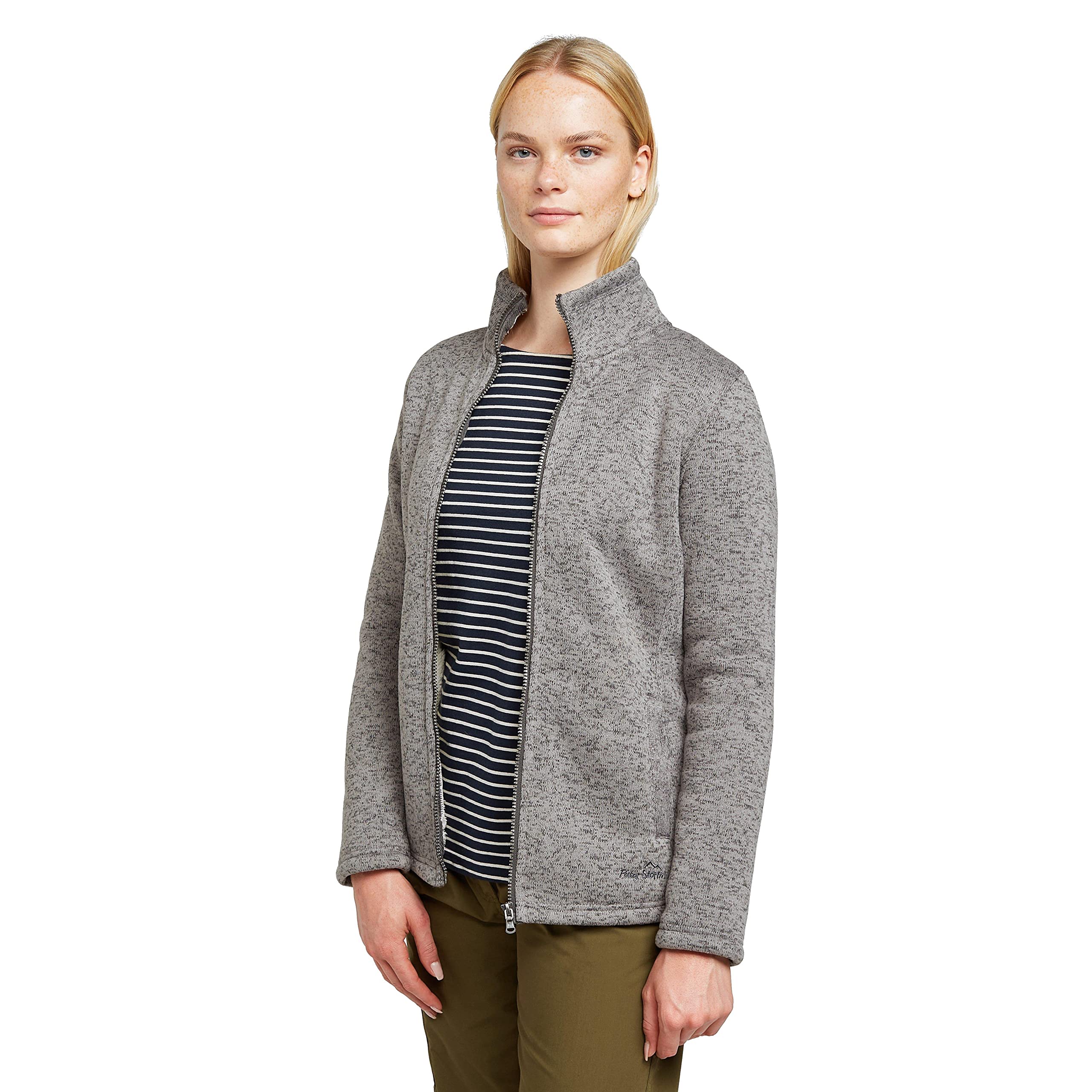 Peter Storm Womens Willow Full Zip Fleece Grey Size 20
