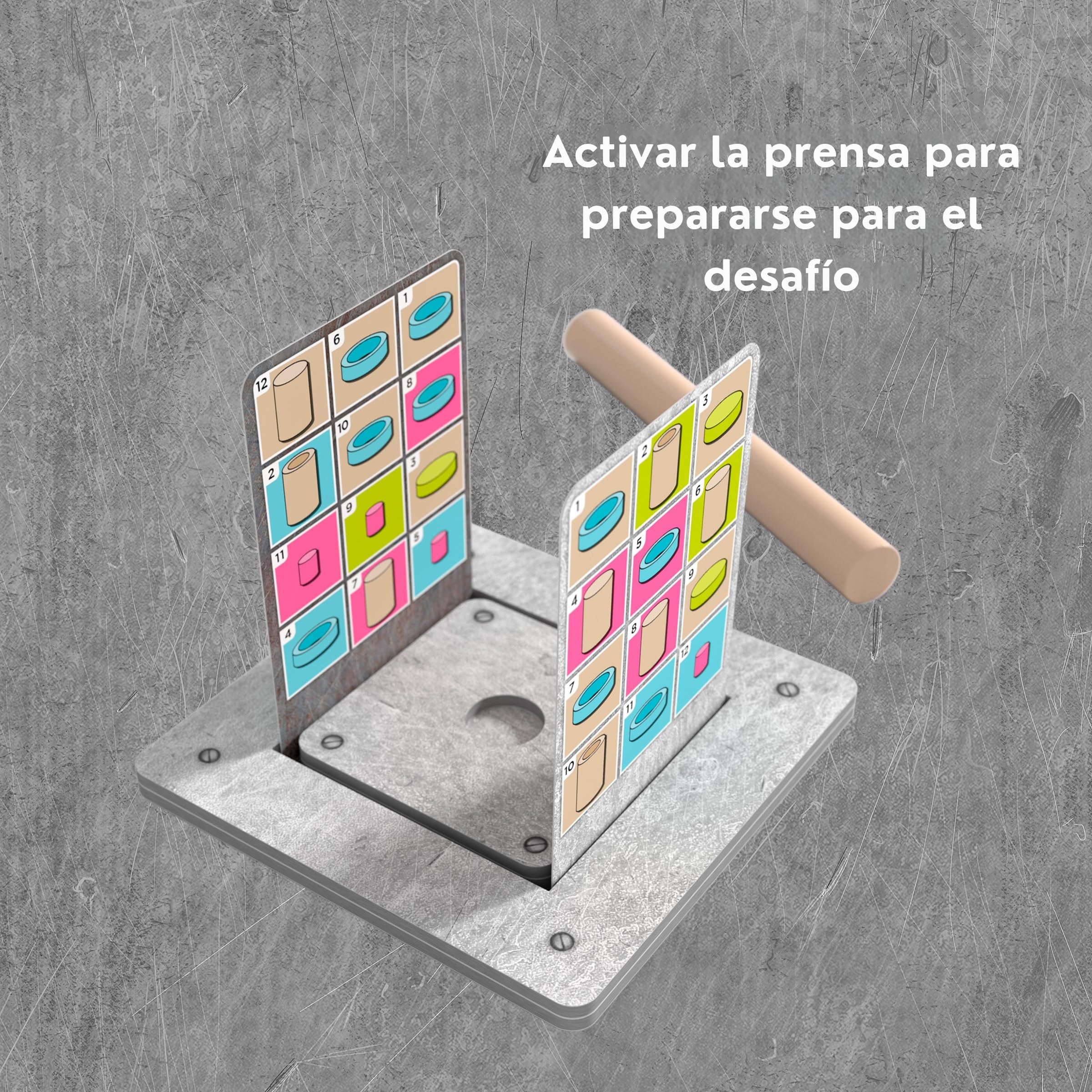 HABA 2011822005 - Fast Factory, Juego Familiar de Mesa de lógica constructiva. Más 8 años