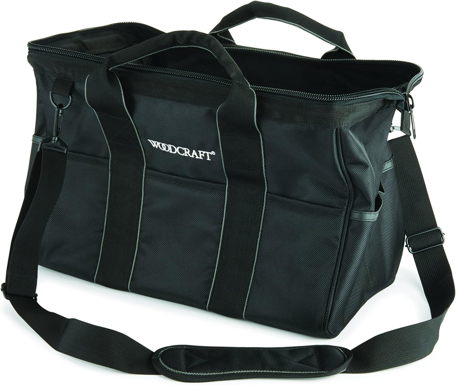 Woodcraft 21 Pocket Tool Bag, Black