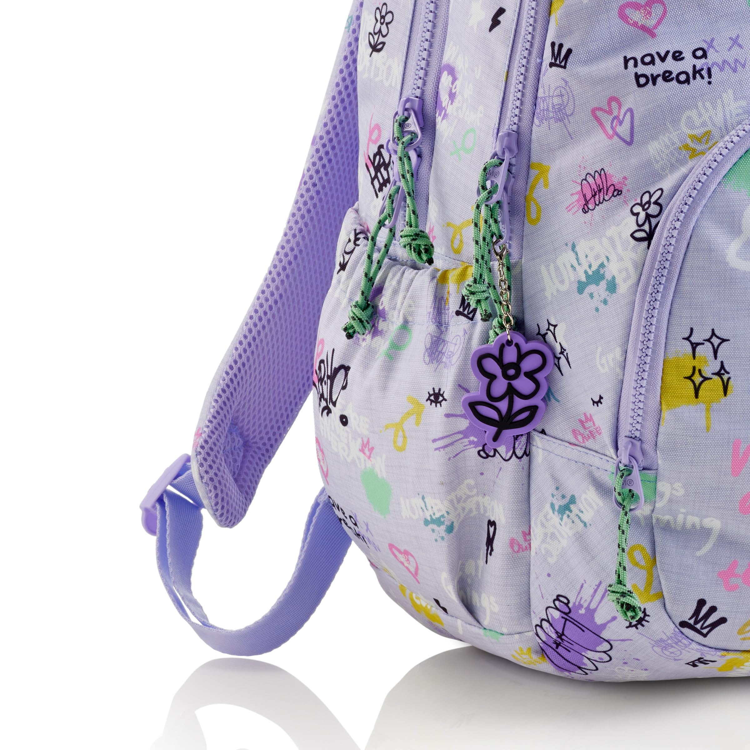 Miquelrius - Mochila escolar, Triple compartimento, Doble cremallera, Fabricada con botellas recicladas, Capacidad 27 litros, Asas regulables, Espalda acolchada, Tiradores metálicos, Vuelta al cole