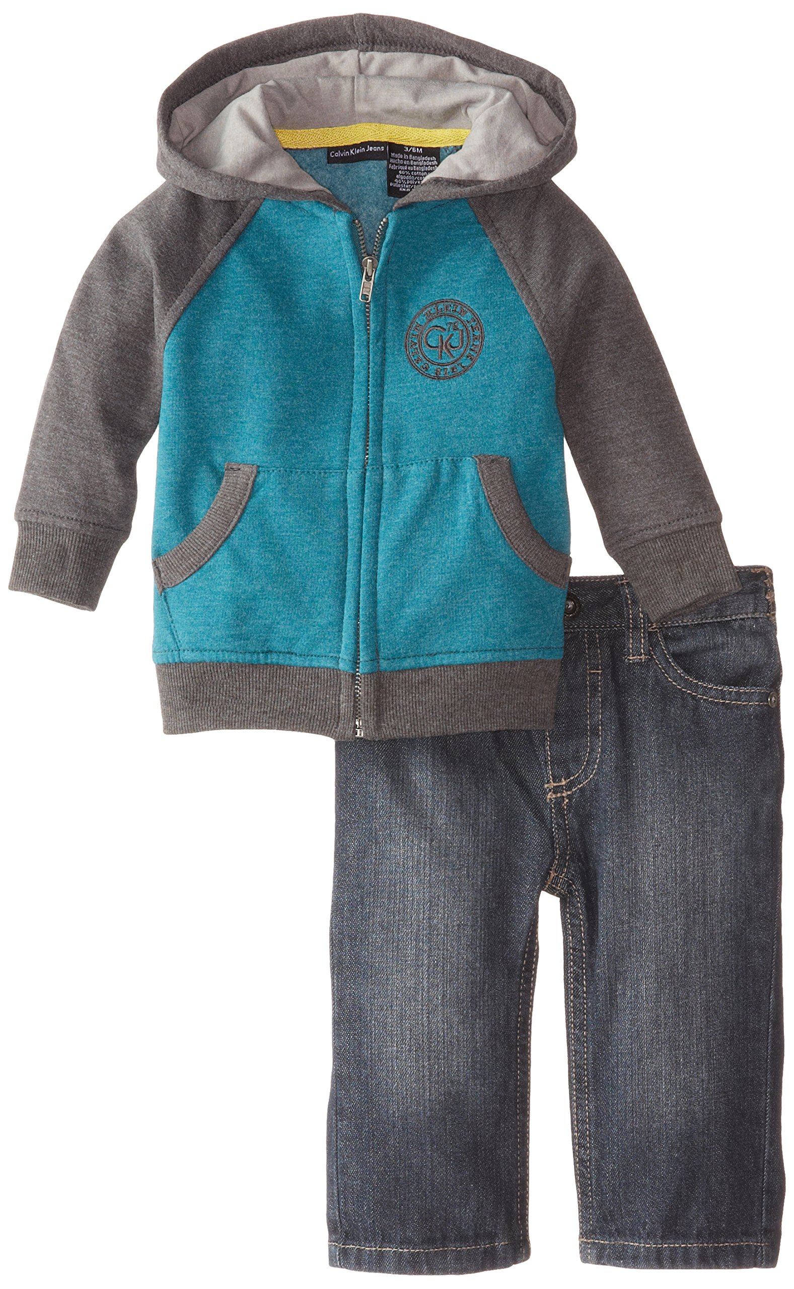 Calvin Klein Baby-Boys Infant Hoody with Jeans
