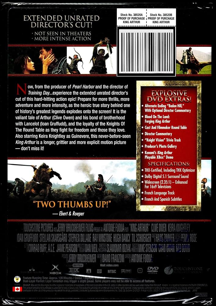 Le Roi Arthur: Version Intégrale Prolongée du Réalisateur