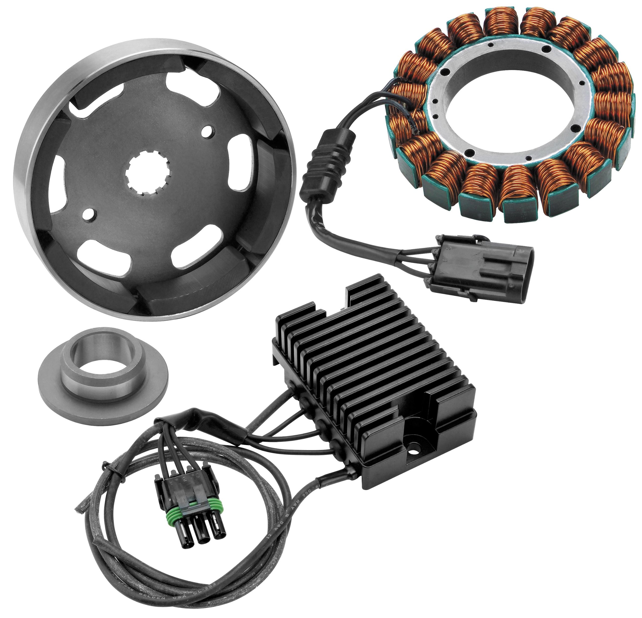 Compu-Fire Vented 3 Phase Charging System for Harley Davidson 1981-99 Evolution