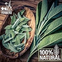 Vista 5 de Yerbero - Hoja de salvia molida de primera calidad 5 oz (142 g) Salvia Hoja 100% pura, sin rellenos, sin aditivos, sin OMG, hojas secas