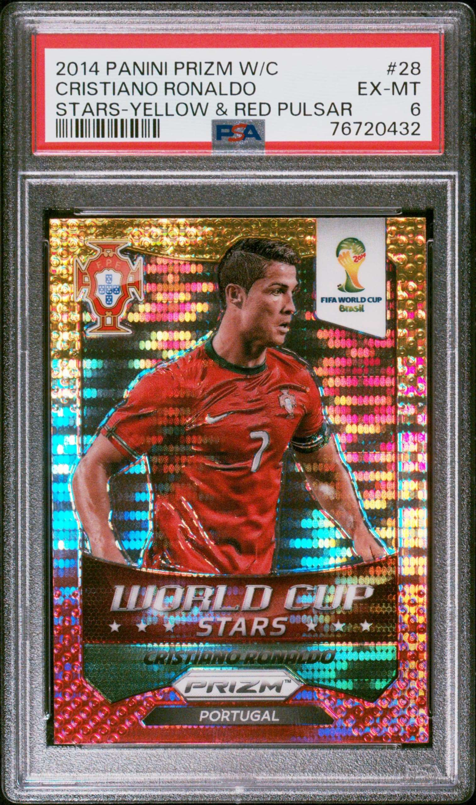 Amazon.com: Cristiano Ronaldo 2014 Panini Prizm World Cup Yellow