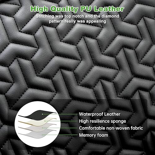 Miniatura 6 de 10L0L Funda original para asiento de carrito de golf (patrón de masaje) para EZGO RXV, funda de asiento de piel impermeable y resistente al sol,