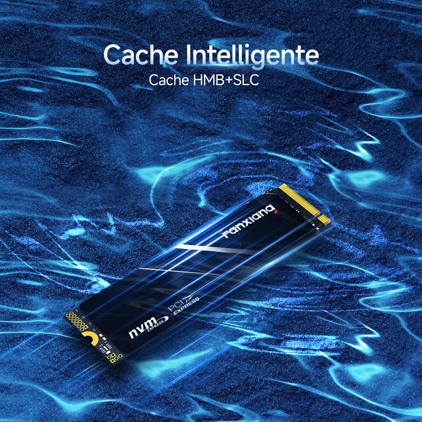 fanxiang SSD 2TB PCIe Gen4 NVMe M.2 - fino a 5000MB/s - SSD Interno Gaming Unità a Stato Solido - Compatibile con Notebook e PC Desktop - S690Q