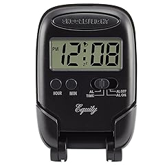 Equity 31302 LCD Fold Up Travel Alarm Clock with Blue Backlight, 3 . 85 "L x 2 . 50 "W x 4 . 00 "H photo Equity 31302 LCD Fold Up Travel Alarm Clock with Blue Backlight, 3 . 85 "L x 2 . 50 "W x 4 . 00 "H