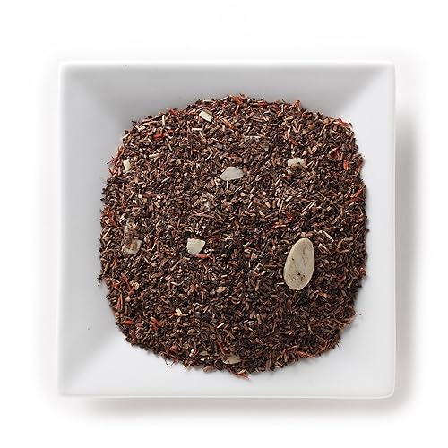 Miniatura 2 de Mahamosa - Té de almendras de ron de miel de 2 onzas, mezcla de té de hierbas de arbusto de miel de hoja suelta (arbusto de miel, almendras, cártamo